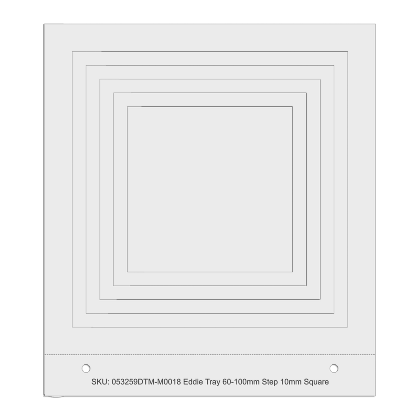 DTM Eddie Manual Tray M0018