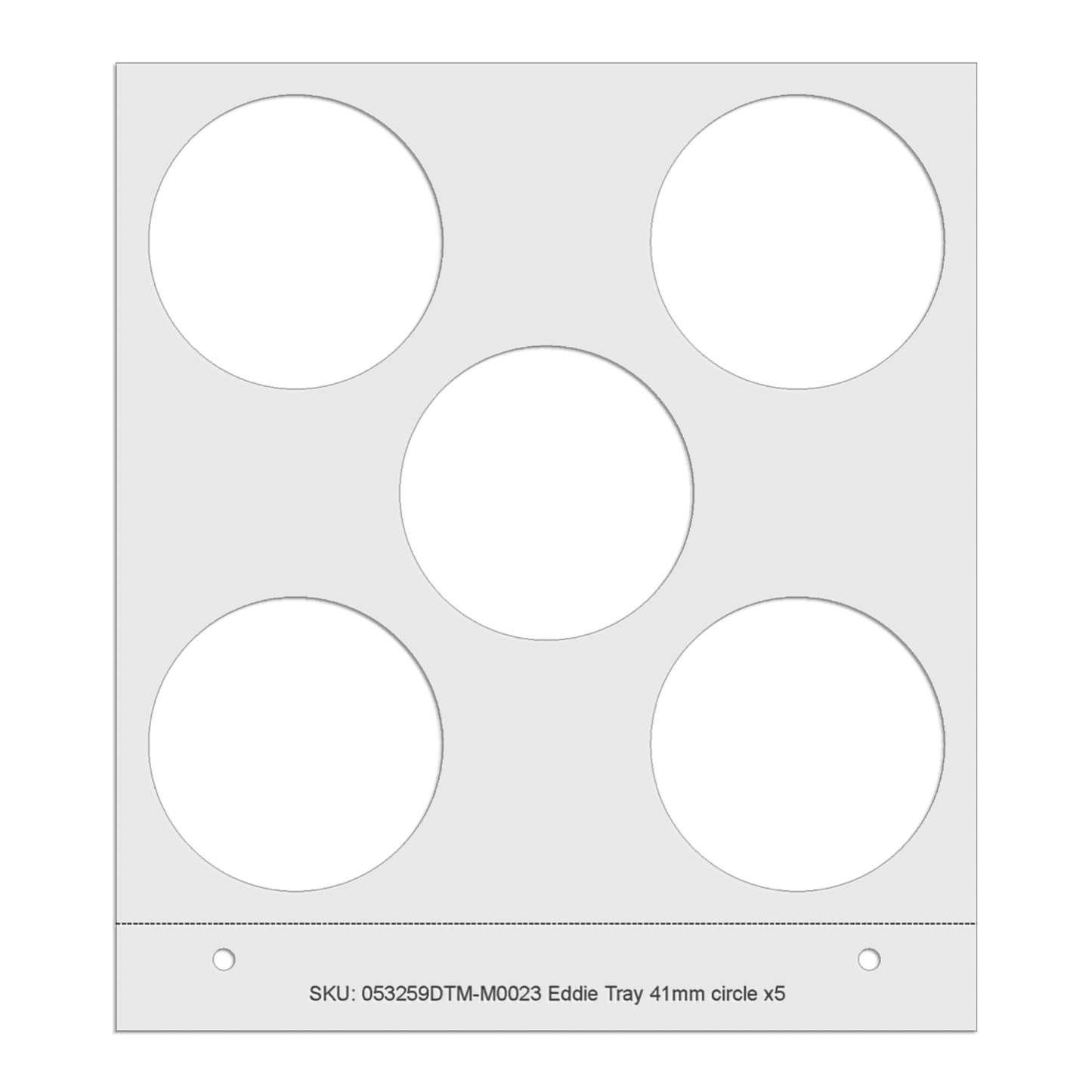 DTM Eddie Manual Tray M0023