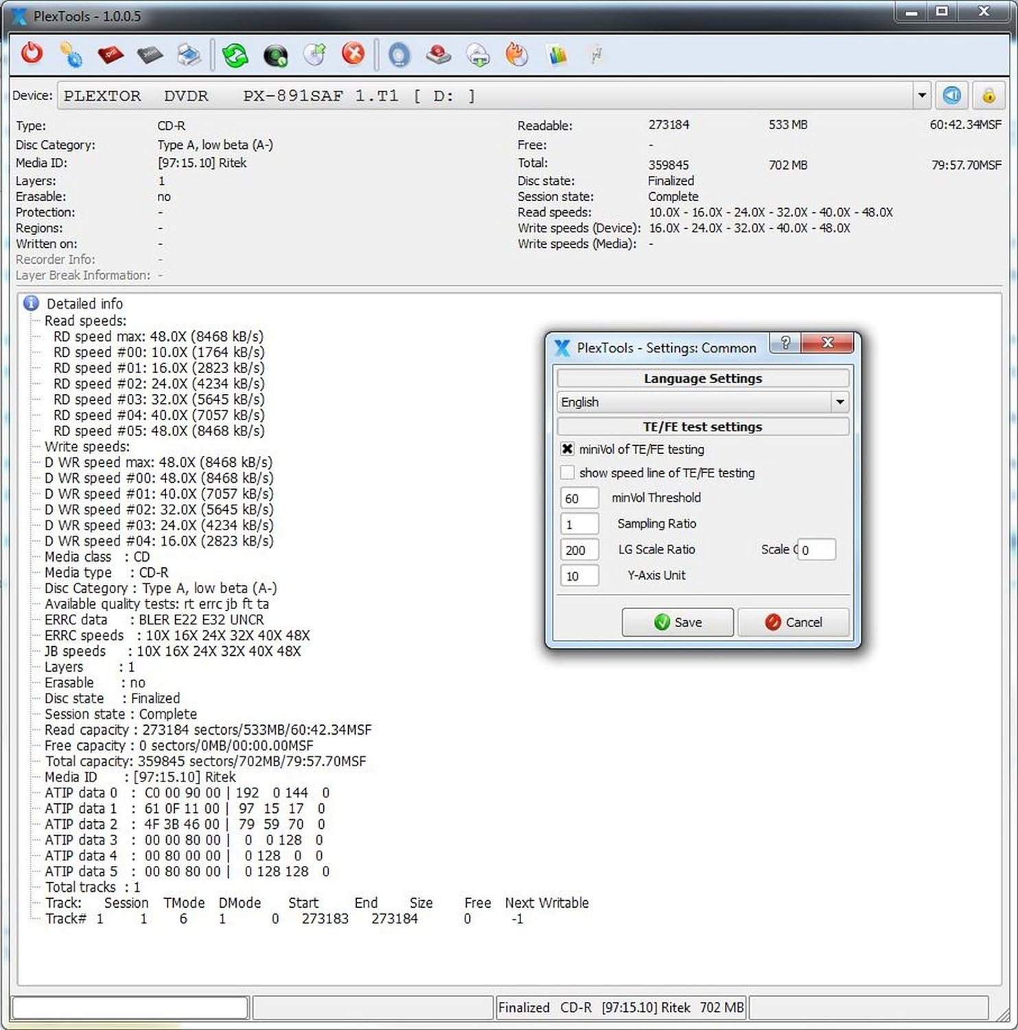 Masterizzatore DVD Plextor PX-891SAF - 24x SATA Con Plextools, Versione Bulk Nero - Foto 10