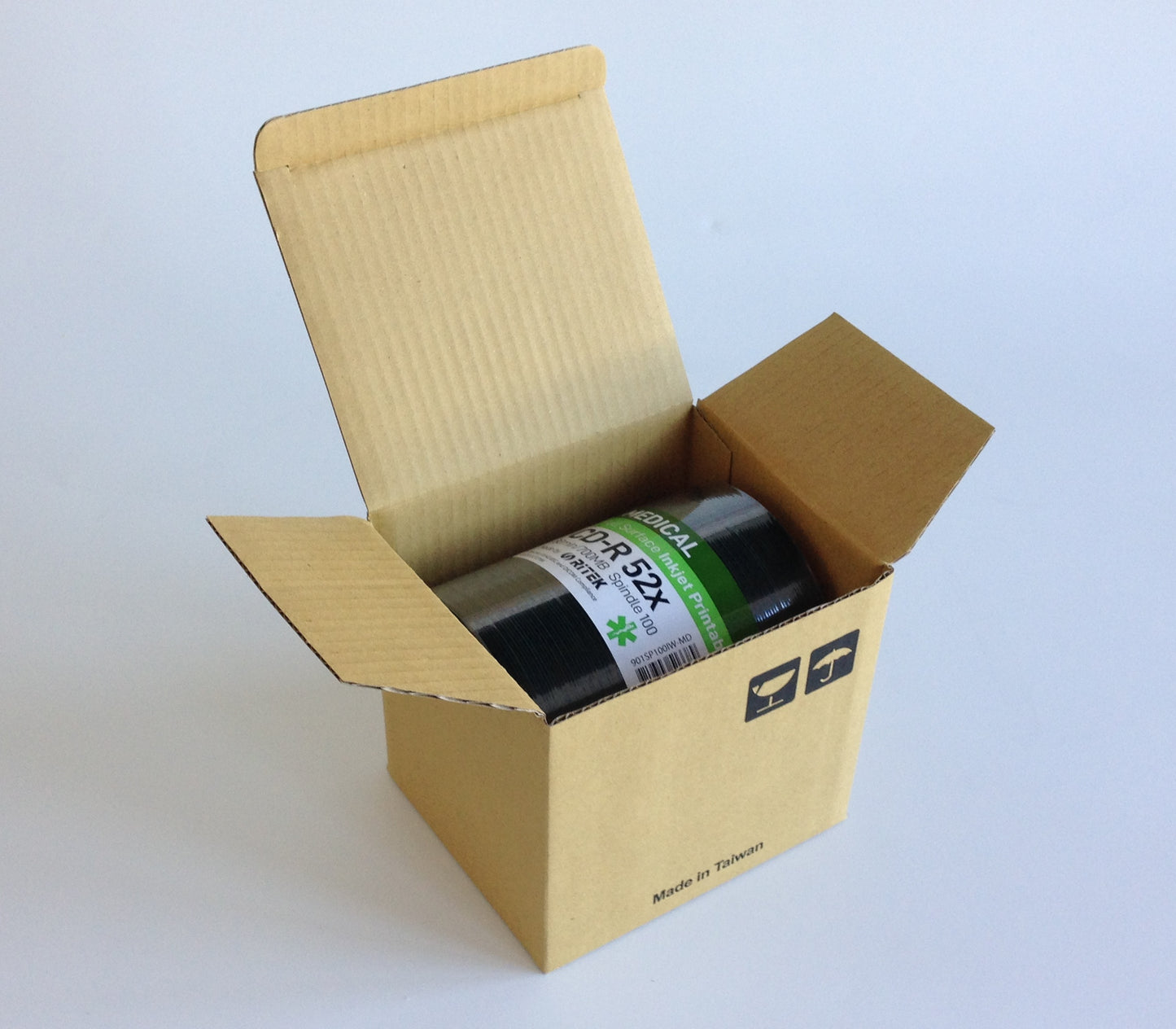 Ritek Medical Plus CD-R, 700MB, 48x, inkjet printable, 100 Disc shrink