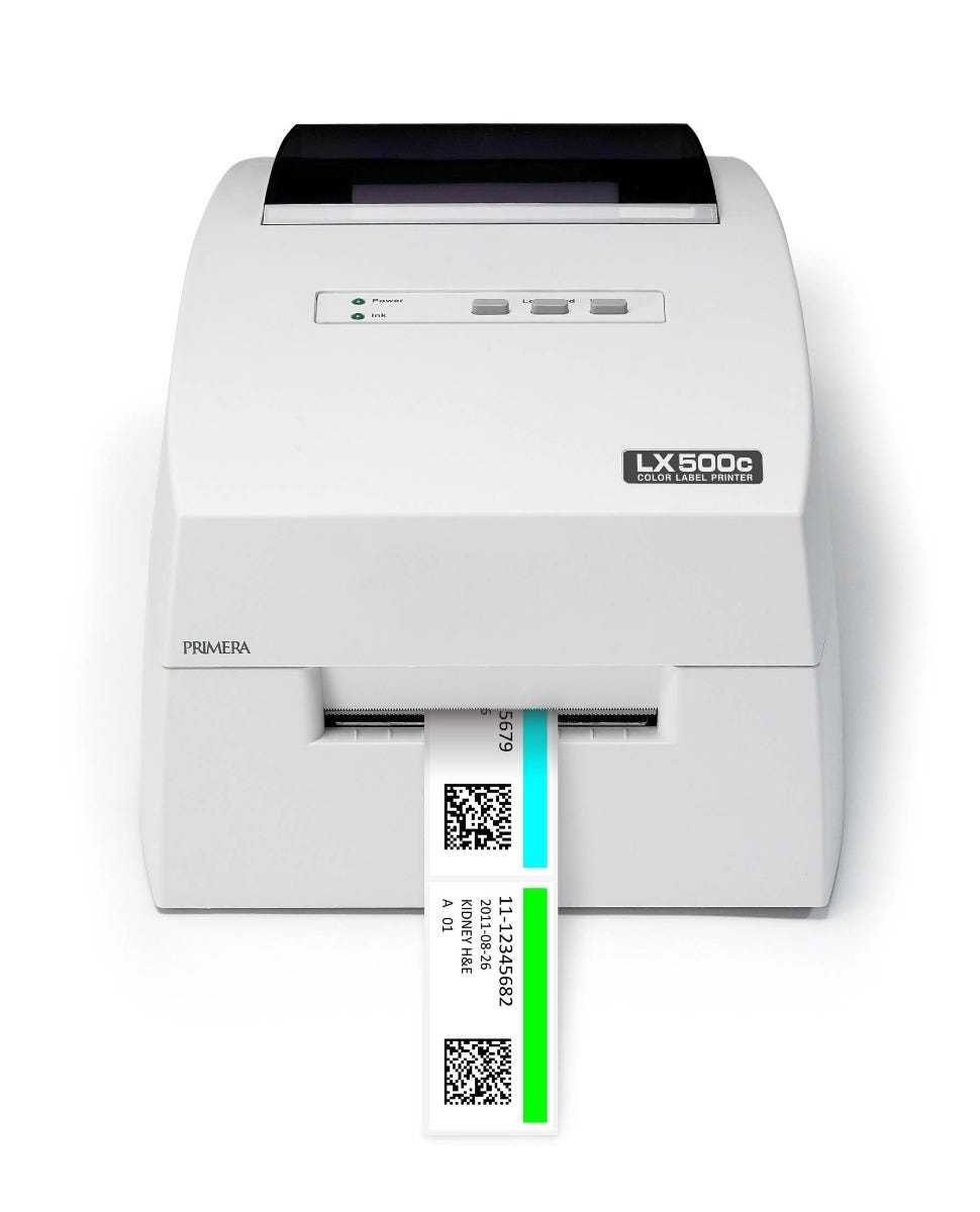 LX500ec colour label printer, 074276